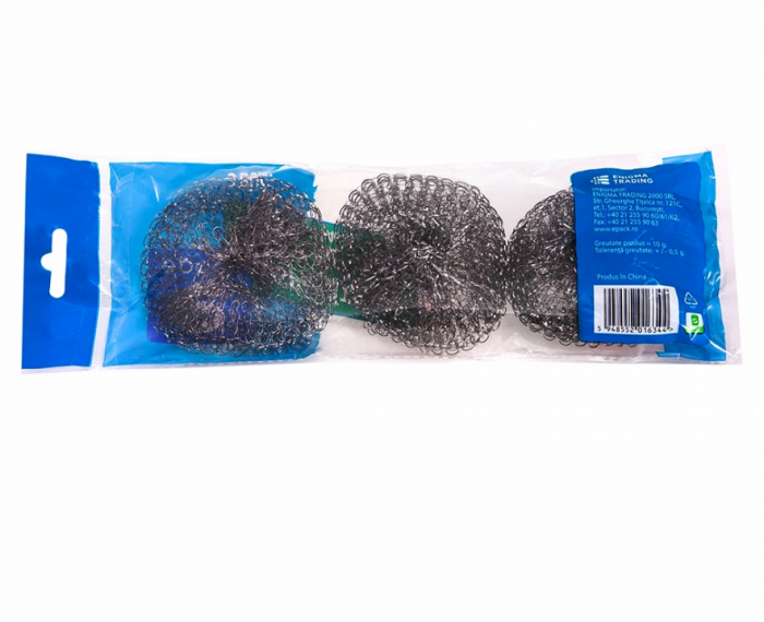 Spalator metalic pentru vase Epack, 3 buc [3]