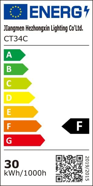 Plafonieră LED OOWOLF 24W, 23 cm, metal, dimabilă, 3000K/4000K/5000K, alb, 2 buc [6]