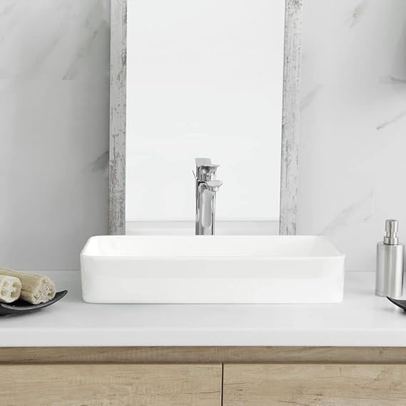 Lavoar mic 60x34x14 cm, gri, design compact pentru baie de serviciu sau mobilier baie, model A97GAM [2]