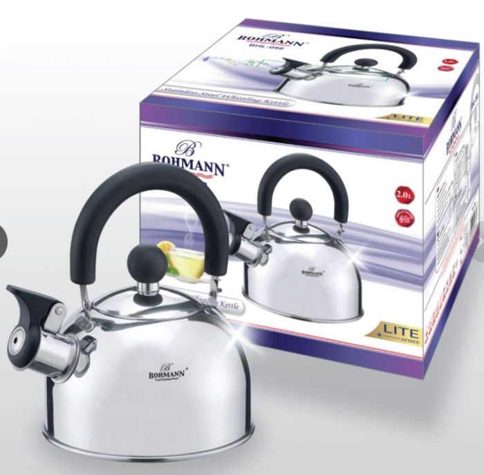 Ceainic din inox cu fluier, capacitate 2L [2]