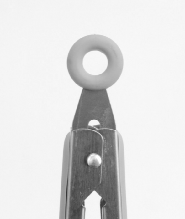 Cleste din otel inoxidabil si silicon, 35cm, argintiu [5]