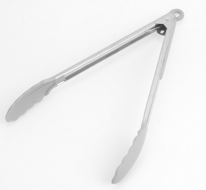 Cleste din otel inoxidabil si silicon, 35cm, argintiu [4]