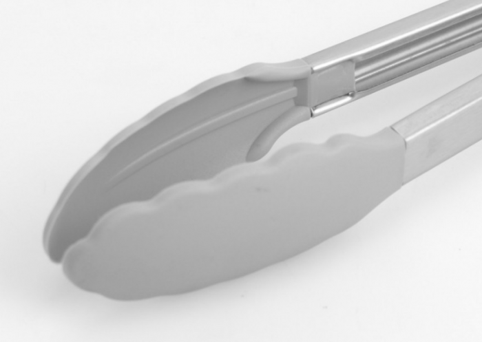 Cleste din otel inoxidabil si silicon, 35cm, argintiu [3]