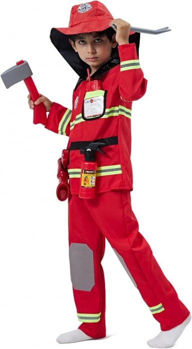 Costum de Pompier pentru Copii ZUCOS cu Accesorii [6]
