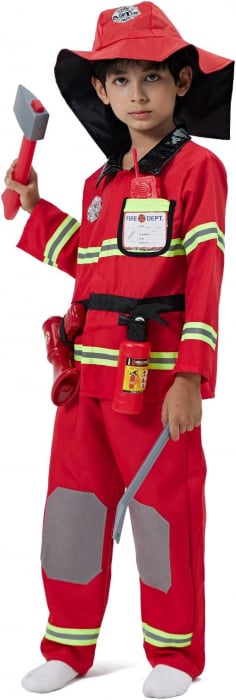 Costum de Pompier pentru Copii ZUCOS cu Accesorii [5]