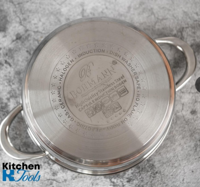Cratita Bohmann din inox, cu capac yena, 6L [6]