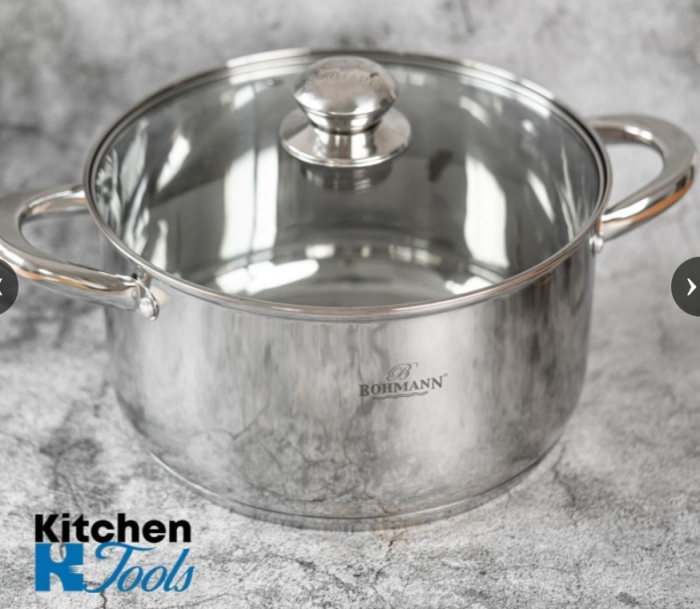 Cratita Bohmann din inox, cu capac yena, 6L [4]