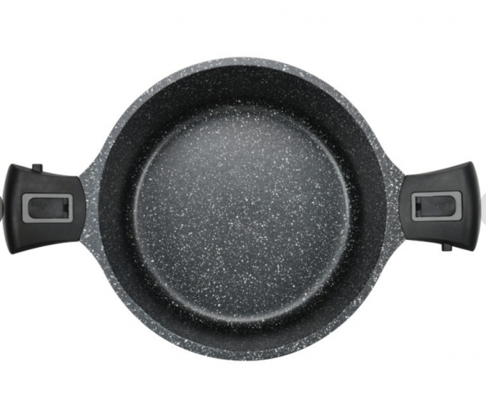 Cratita cu maner detasabil, 6.5litri, aluminiu turnat, Bohmann, suprafata antiaderenta, inclusiv inductie [2]