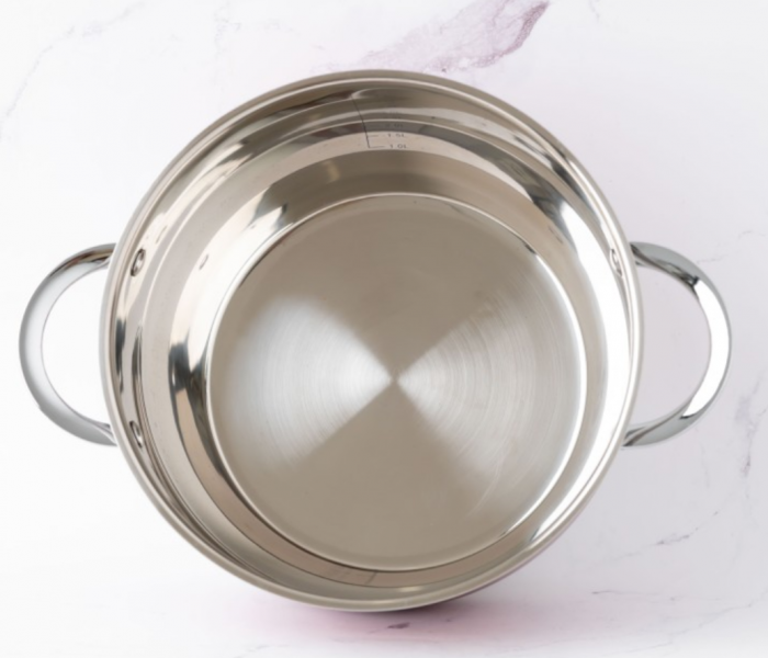Cratita din inox, 5.9l, 24cm, capac sticla termorezistent, inclusiv inductie, Bohmann, Rosie [4]