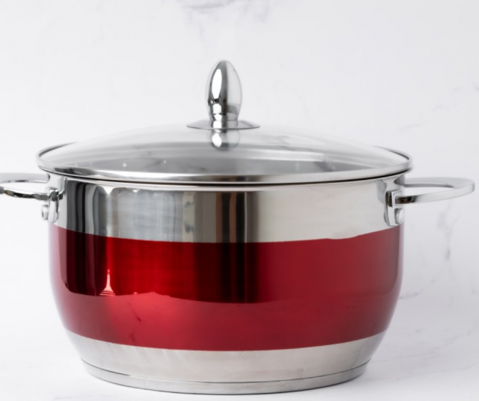 Cratita din inox, 7.1l, 26cm, capac sticla termorezistent, inclusiv inductie, Bohmann, Rosie [2]