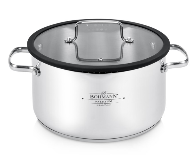 Set de oale 8 piese INOX 18/10 PREMIUM, 1.8 l/ 2 l/ 3.5 l / 5.9 l [7]