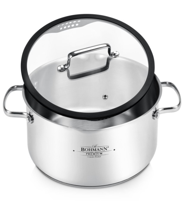 Set de oale 8 piese INOX 18/10 PREMIUM, 1.8 l/ 2 l/ 3.5 l / 5.9 l [8]