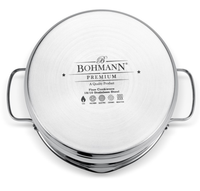Set de oale 8 piese INOX 18/10 PREMIUM, 1.8 l/ 2 l/ 3.5 l / 5.9 l [9]