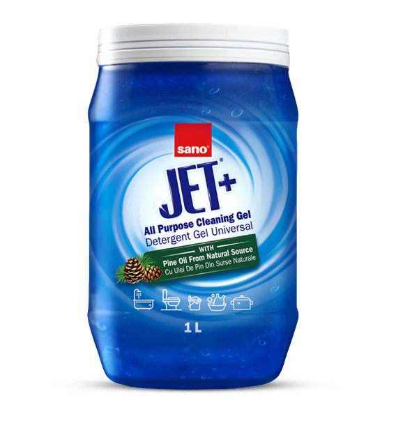 Detergent Sano Jet Gel Universal cu Ulei de Pin, 1L