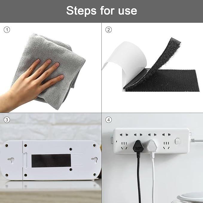 Set 45 Bucăți Bandă Velcro Autoadezivă Pumuky [5]
