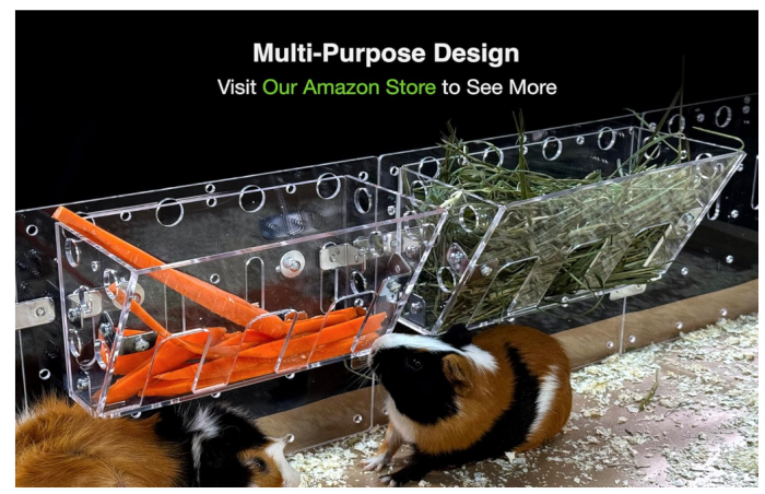 Hranitoare pentru fan GuineaLoft, Stația de hranire optima pentru animale mici, cum ar fi cobai, iepuri și chinchilla [6]