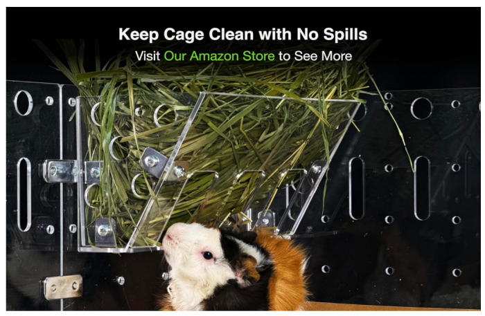 Hranitoare pentru fan GuineaLoft, Stația de hranire optima pentru animale mici, cum ar fi cobai, iepuri și chinchilla [7]