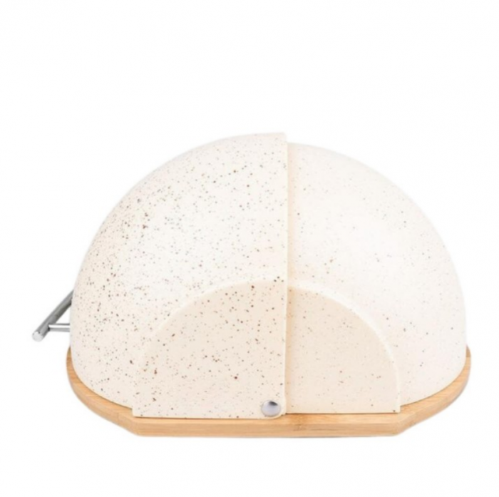 Cutie pentru depozitat paine si produse patiserie, Bohmann, 37x26x22cm, alba [3]