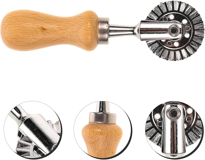 Cutit Ravioli / Pelmeni din Otel Inoxidabil cu Maner – Cutter & Press Aluat [4]