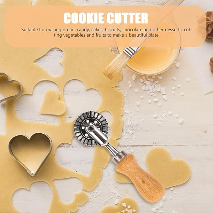 Cutit Ravioli / Pelmeni din Otel Inoxidabil cu Maner – Cutter & Press Aluat [5]