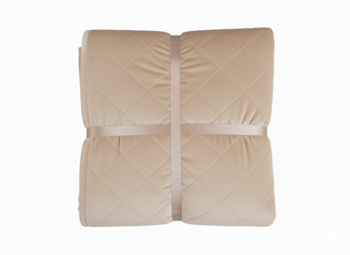Cuvertura de pat velour, Somnart, 220×240 cm, crem [2]