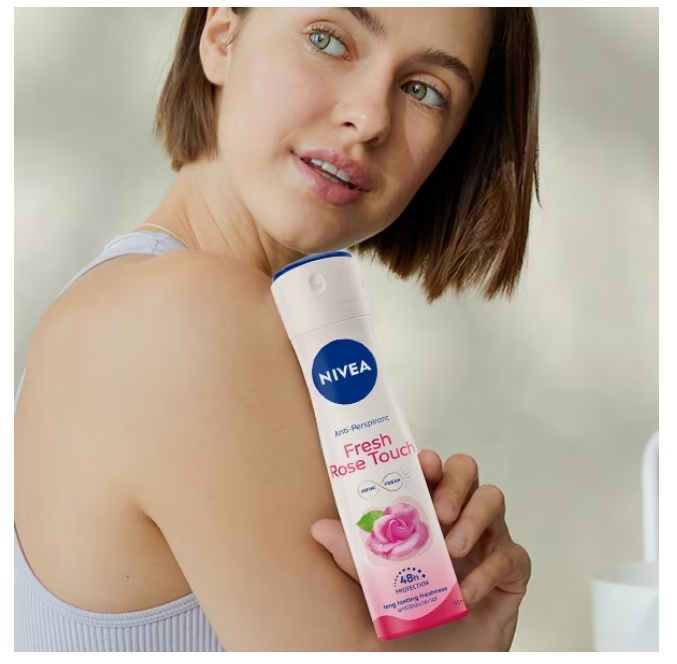 Deodorant spray Nivea Fresh Rose Touch, 150 ml [6]