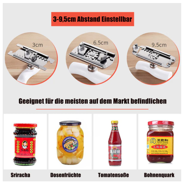 Deschizător de Capace Ergonomic, 2 buc,  – Ideal pentru Persoane cu Artrită sau Mobilitate Redusă, Design Practic pentru Economisirea Efortului [3]