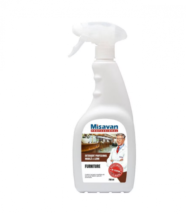 Solutie Curatare Suprafete Lemn si PAL Dr. Stephan Furniture, 750 ml, cu Pulverizator - 90016103