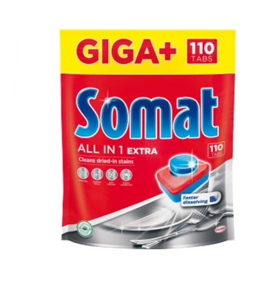 Detergent de vase Somat All in One Extra, 110 tablete