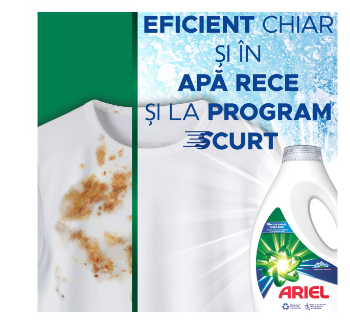 Detergent de rufe lichid Ariel Mountain Spring, 40 spalari [2]