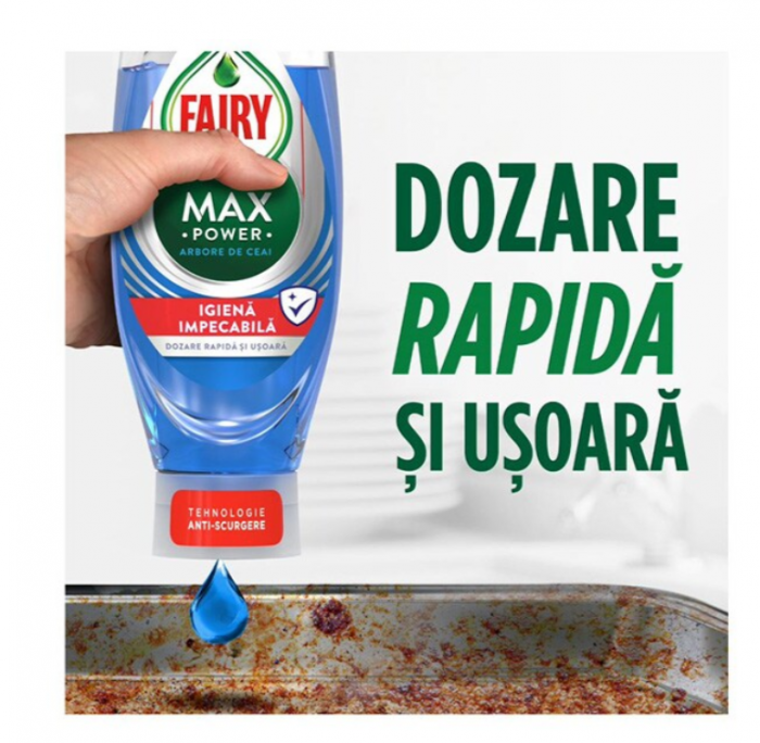 Detergent de vase FAIRY MaxPower Arbore de ceai, 650ml [2]
