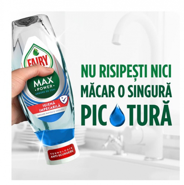 Detergent de vase FAIRY MaxPower Arbore de ceai, 650ml [7]
