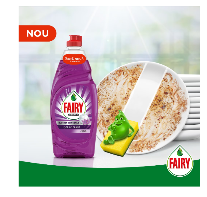Detergent de vase Fairy Extra+ Liliac 650 ml [2]