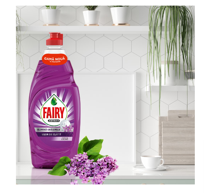 Detergent de vase Fairy Extra+ Liliac 650 ml [3]