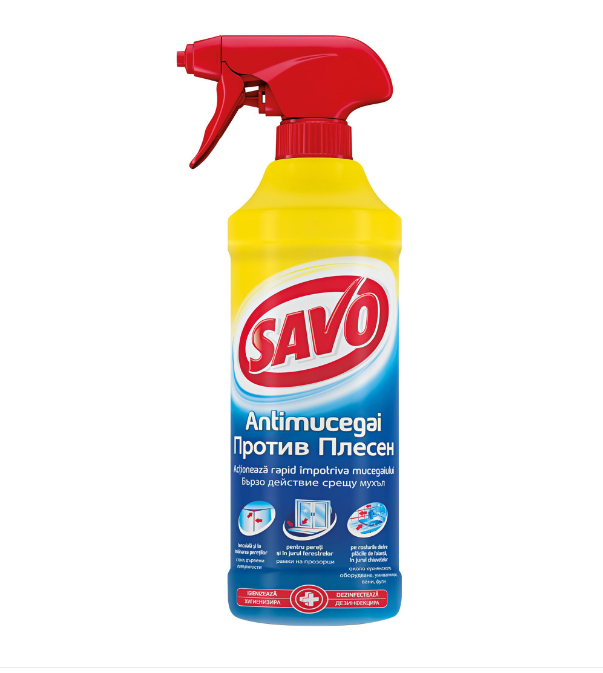 Solutie Savo Antimucegai cu pulverizator 500 ml [2]