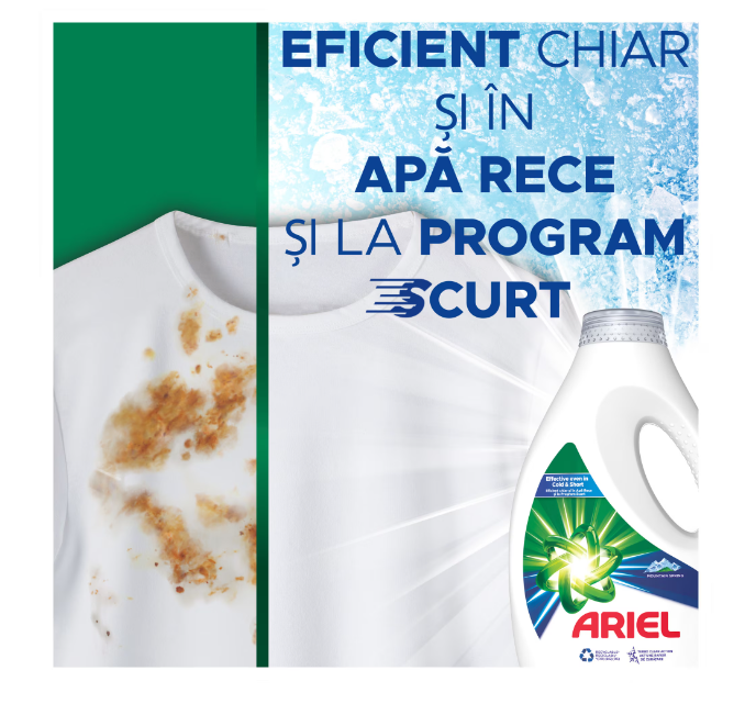 Detergent de rufe lichid Ariel Mountain Spring, 90 spalari, 4.5L [3]