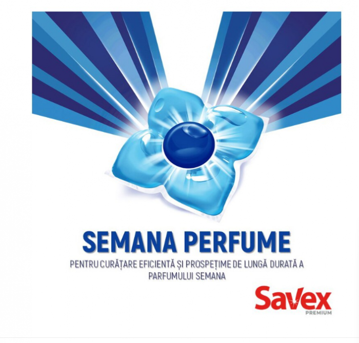 Detergent Savex Super Caps Semana Perfume, 42 spalari [2]