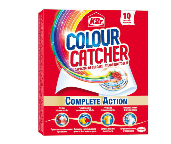 Servetele captatoare de culoare K2r Colour Catcher, 10 Spalari