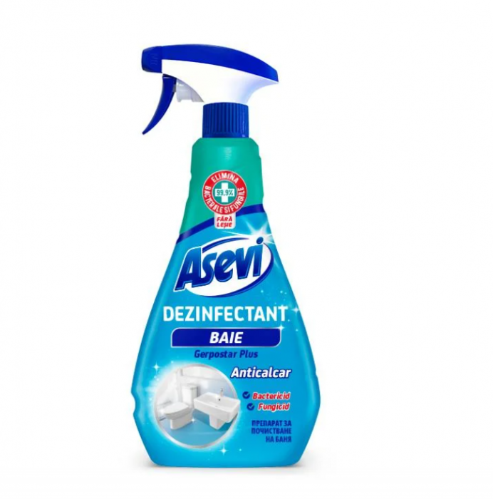 Detergent dezinfectant Gerpostar de baie, Asevi, 750 ml