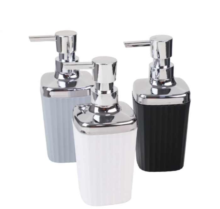 Dozator de sapun, Plastic, 400 ml, Gri, Wei [2]