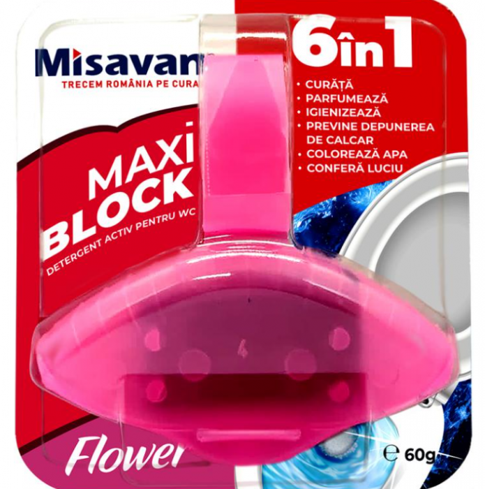 Display Odorizant toaleta Misavan Maxi Block Flower 10 buc/display, 90040719 [2]