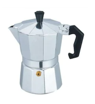 Espressor cafea manual din aluminiu, pentru aragaz, capacitate 9 cesti [1]