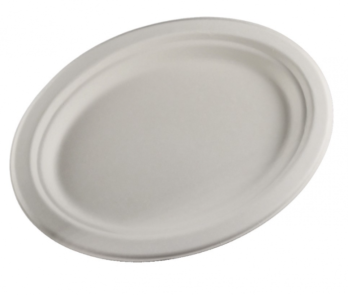 Platouri ovale unica folosinta biodegradabile cf standard EN13432, 26x20 cm, 20 buc/set [2]