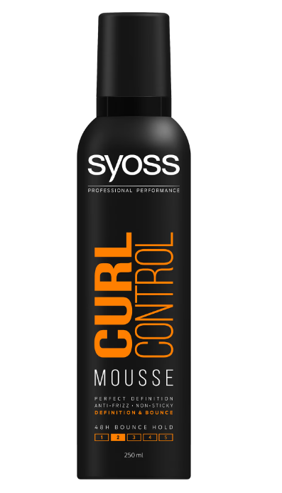 Spuma de par Syoss Curl Control pentru bucle definite, 250 ml