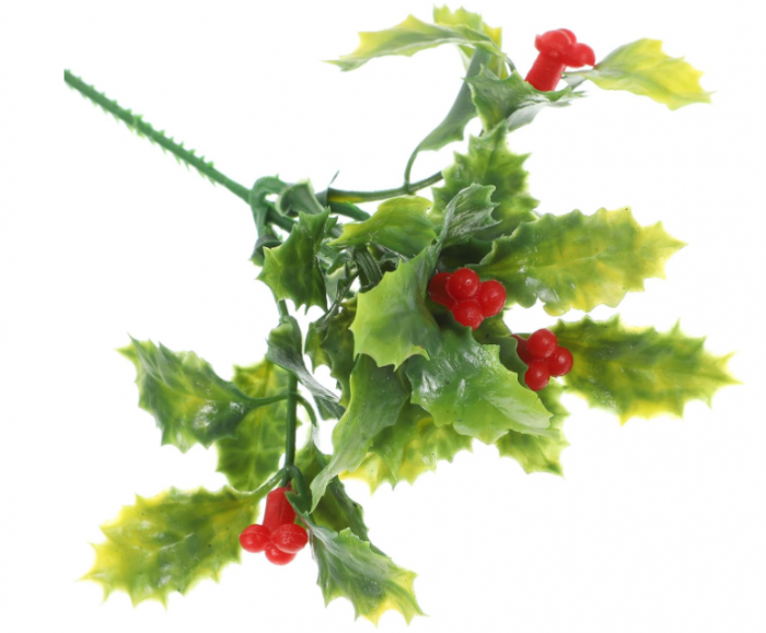 Set12 fire bobițe decorative artificiale roșii – ornamente, coronițe și aranjamente [8]