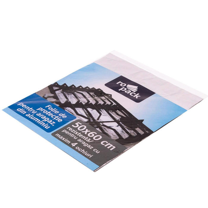 Folie aluminiu protectie aragaz, 50x60cm, Ropack [2]