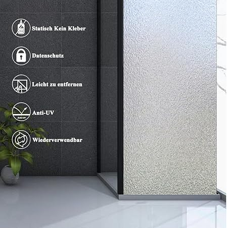 Folie geam mata 60x 200 cm, opaca, anti-UV, cu prindere statica, fara adeziv, pentru casa si birou [8]