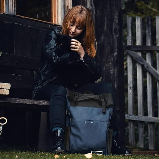 Rucsac stil casual impermeabil, ghiozdan calatorie si drumetie, unisex pentru femei si barbati [2]