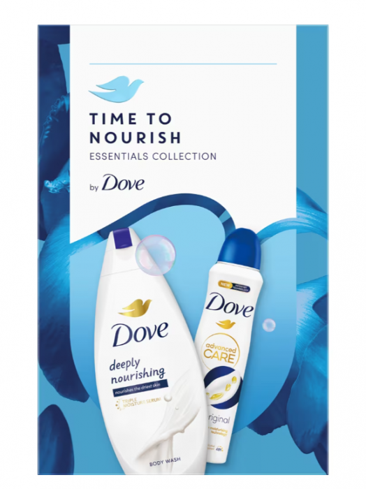 Set cadou DOVE: Gel de dus Deeply Nourishing, 250ml + Deodorant spray Original, 150ml [2]