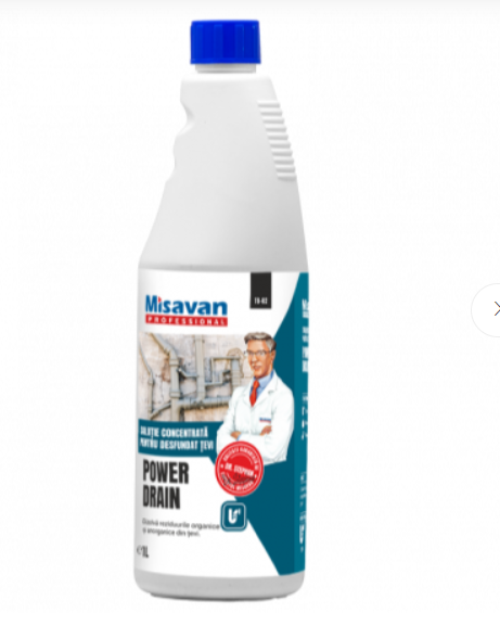 Solutie profesionala pentru desfundarea tevilor, Misavan, Dr.Stephan Power Drain 1L - 90013010